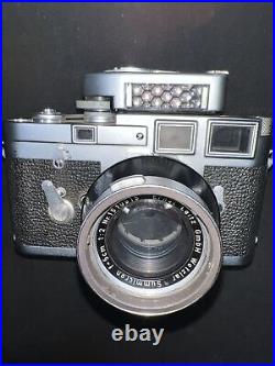 Vintage Leica M3 Camera With Summicron 50Mm F2 lens & Leica meter