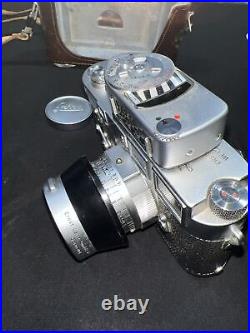 Vintage Leica M3 Camera With Summicron 50Mm F2 lens & Leica meter