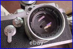 Vintage Leica Nr. 848701 DBP Ernst Leitz Summicron F-5cm Germany Camera