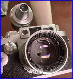 Vintage Leica Nr. 848701 DBP Ernst Leitz Summicron F-5cm Germany Camera