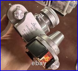 Vintage Leica Nr. 848701 DBP Ernst Leitz Summicron F-5cm Germany Camera