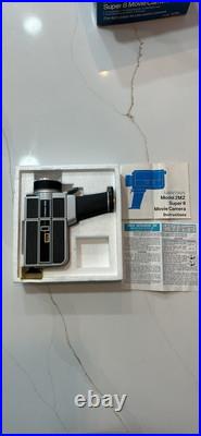 Vintage Lentar 2MZ Super 8 Movie Camera 21 Manual Zoom withBox Tested/Works