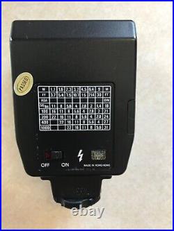 Vintage Lot Canon T50 35mm Camera With 2 Lenses 6 filters/flash/bag and more