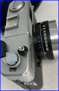 Vintage MINOLTA Hi-Matic 7sii Camera Rokkor 40mm 1.7 Lens Case strap 7 S II 7s2