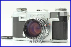 Vintage MINT Contax Zeiss Ikon IIa Camera + Sonnar 50mm f1.5 Lens From JAPAN