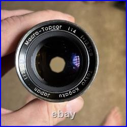 Vintage Macro-Topcor Tokyo Kogaku Camera Lens 14 f=13.5cm 1130051
