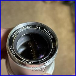 Vintage Macro-Topcor Tokyo Kogaku Camera Lens 14 f=13.5cm 1130051