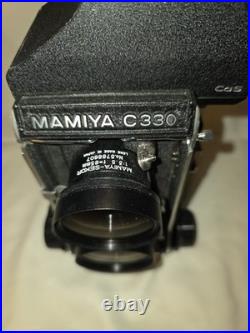 Vintage Mamiya C330 Professional TLR Camera 65mm F/3.5 Lens Porrofinder Untested