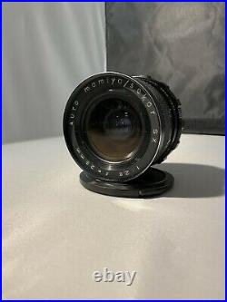 Vintage Mamiya Sekor MSX 1000 Vintage SLR Camera W + Mamiya 28mm F2.8 Lens +More