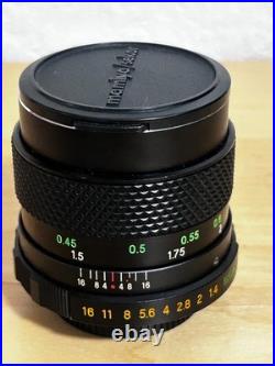 Vintage Mamiya Sekor SX Auto 55mm F/1.8 M42 Mount Prime Camera Lens