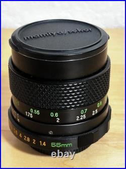 Vintage Mamiya Sekor SX Auto 55mm F/1.8 M42 Mount Prime Camera Lens