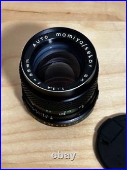 Vintage Mamiya Sekor SX Auto 55mm F/1.8 M42 Mount Prime Camera Lens