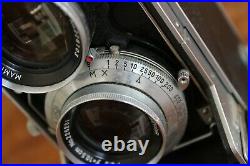 Vintage Mamiyaflex C Professional TLR Film Camera Sekor Lens with Case