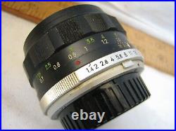 Vintage Minolta 58mm f/ 1.4 MC Rokkor-PF SLR Camera Lens