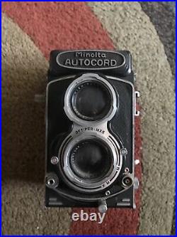 Vintage Minolta Autocord TLR MX Medium Format Camera Chiyoko 75mm F3.5 Lens