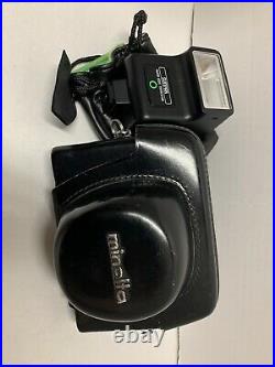 Vintage Minolta Hi-Matic 7s 35mm Film Rangefinder SLR Camera with 45mm 1.8 Lens
