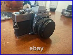Vintage Minolta SR T 100 Camera Body Made in Japan with Rokkor lens