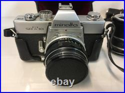 Vintage Minolta SR-T 101 35mm SLR Film Camera with MC Rokkor 55mm f/1.7 Lens