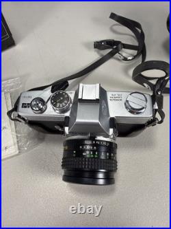 Vintage Minolta SR-T 101 35mm SLR Film Camera with MC Rokkor 55mm f/1.7 Lens