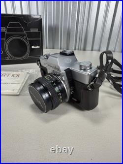 Vintage Minolta SR-T 101 35mm SLR Film Camera with MC Rokkor 55mm f/1.7 Lens