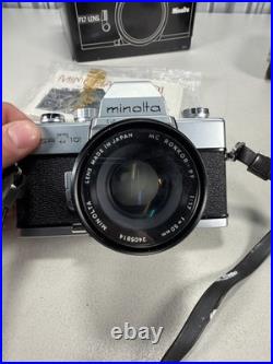 Vintage Minolta SR-T 101 35mm SLR Film Camera with MC Rokkor 55mm f/1.7 Lens