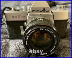 Vintage Minolta SRT 101 35 mm Film Camera & 50mm F1.4 Lens RARE MINT condition