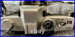 Vintage Minolta SRT 101 35 mm Film Camera & 50mm F1.4 Lens RARE MINT condition