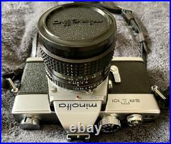 Vintage Minolta SRT 101 35 mm Film Camera & 50mm F1.4 Lens RARE MINT condition