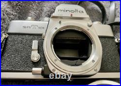 Vintage Minolta SRT 101 35 mm Film Camera & 50mm F1.4 Lens RARE MINT condition