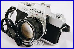 Vintage Minolta SRT-101 35mm Film Camera withMinolta 58mm f/1.4 Auto Rokkor Lens