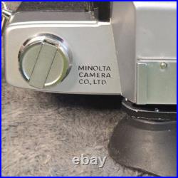 Vintage Minolta SRT 101 Film Camera Bundle with Lens, Flash, Case & Accessories