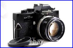 Vintage Minolta Srt-101 Black Slr Camera With 58mm F1.4 Rokkor Lens (near Mint)