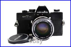 Vintage Minolta Srt-101 Black Slr Camera With 58mm F1.4 Rokkor Lens (near Mint)