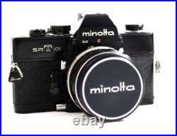 Vintage Minolta Srt-101 Black Slr Camera With 58mm F1.4 Rokkor Lens (near Mint) Vintage Minolta Srt-101 Black Slr Camera With 58mm F1.4 Rokkor Lens (near Mint)