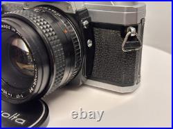 Vintage Minolta X-300 35mm SLR Camera with 50 mm lens + FLASH TESTED