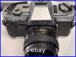 Vintage Minolta X-300 35mm SLR Camera with 50 mm lens + FLASH TESTED Vintage Minolta X-300 35mm SLR Camera with 50 mm lens + FLASH TESTED
