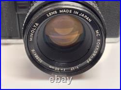 Vintage Minolta X-300 35mm SLR Camera with 50 mm lens + FLASH TESTED
