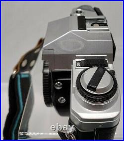 Vintage Minolta X-370 35mm Film SLR Camera- Package Lens, Film, Flash, Case +