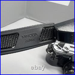 Vintage Minolta X-370 SLR 35mm Camera with50mm 1.7 Lens & Strap & Tested &Negative