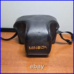 Vintage Minolta X-570 35mm SLR Camera with 50mm 11.7 Lens with Case & Bag