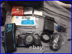Vintage Minolta X-700 35mm Film Camera With Lens in NEAR MINT CONDITION works
