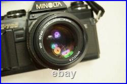 Vintage Minolta X-700 35mm Film Camera with MD 50mm 11.4 Lens