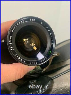 Vintage Minolta X-700 Camera Bundle Sicor XL Lens 2 Film, Flash, Case, & Extras