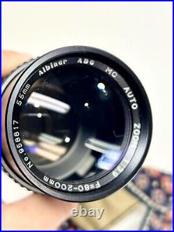 Vintage Minolta X-700 Camera SLR 35mm Film Black Flash & Lens 80s Not Tested
