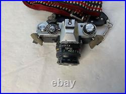 Vintage Minolta XD11 35mm SLR Camera With 50mm f/1 7 MD Rokkor-X Lens & Strap