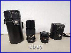 Vintage Minolta XE-7 Black 35mm Camera, Minolta MC W. Rokkor-HG 35mm f/1.7 Lens