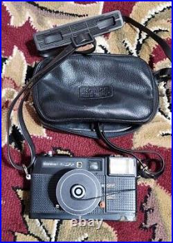 Vintage Minolta XE-7 Black 35mm Camera & Multiple Lenses Filters & Bag Untested