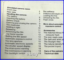 Vintage Minox 35 GT-E 35mm Compact Film Camera 35mm F/2.8 Lens, Film Untested