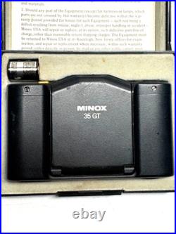 Vintage Minox 35 GT-E 35mm Compact Film Camera 35mm F/2.8 Lens, Film Untested