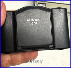 Vintage Minox 35 GT-E 35mm Compact Film Camera 35mm F/2.8 Lens, Film Untested